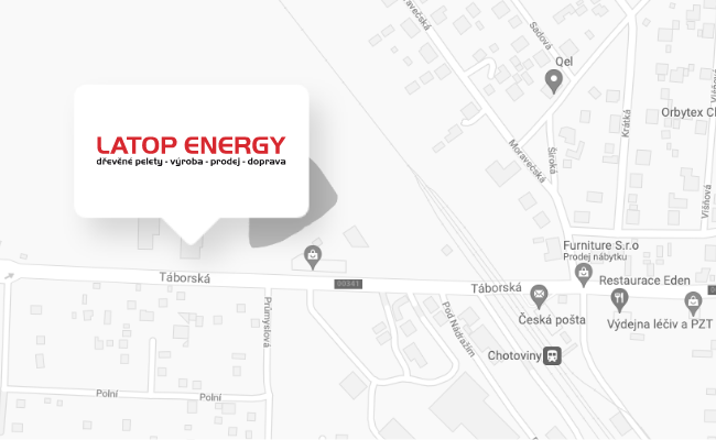 Latop Energy na mapě